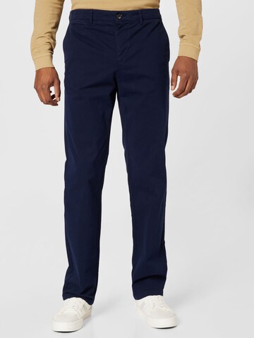 UNITED COLORS OF BENETTON Normální Chino kalhoty – modrá: přední strana