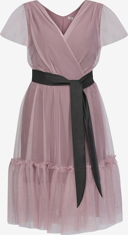 Karko Evening Dress 'ASIA' in Pink: front