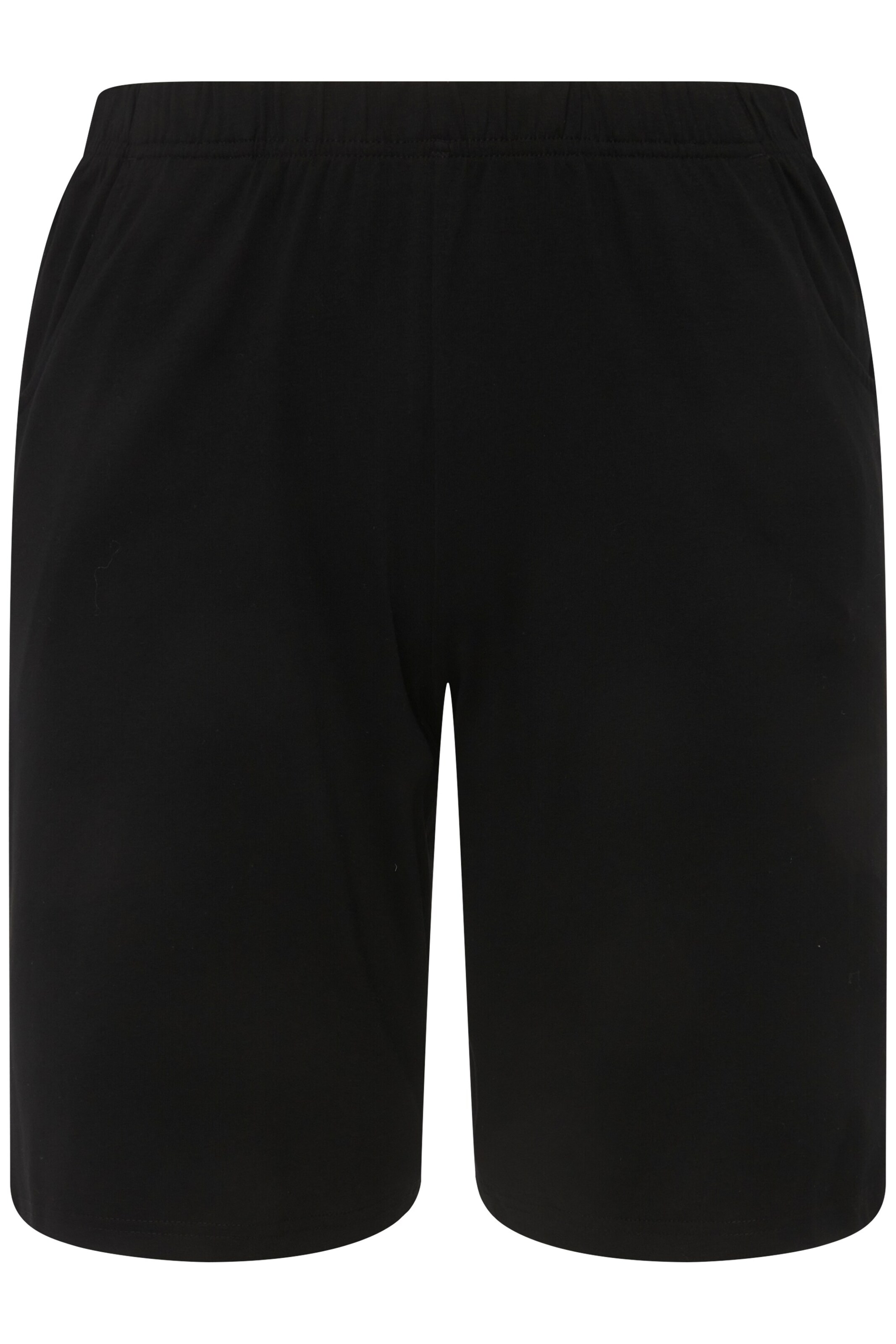 Ulla Popken Regular Hose in Schwarz: Vorderseite