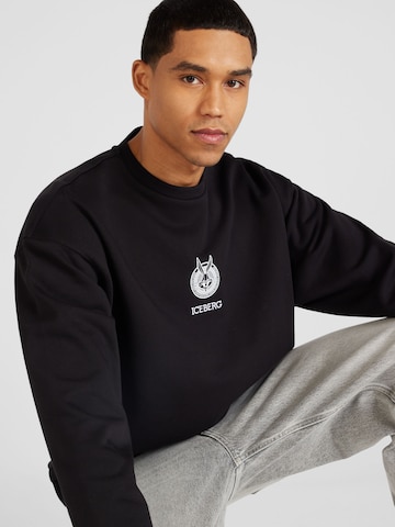 ICEBERG Sweatshirt i svart