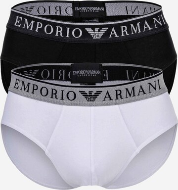 Slip di Emporio Armani in nero: frontale