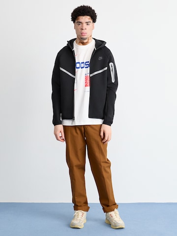 Nike Sportswear Jopa na zadrgo 'TECH FLC' | črna barva