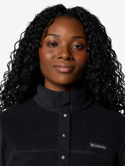COLUMBIA Funktionsfleecejacke 'Columbia Benton Springs 1/2 Snap Pull Over II'‌‌‌ in L in schwarz, Produktansicht