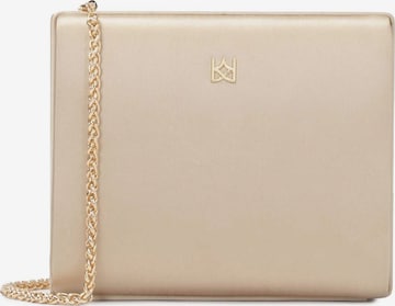 Kazar Clutch in Beige: front