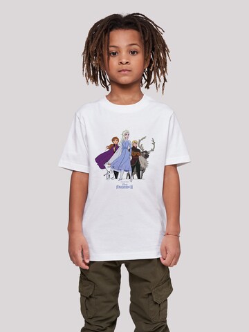 F4NT4STIC Shirt 'Disney Frozen 2 Gruppe' in Wit: voorkant