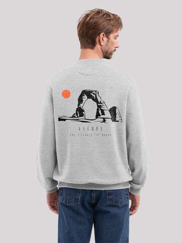 F4NT4STIC Sweatshirt 'Escape Discover the World Savannah' in Grey