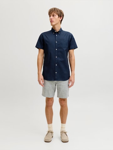 JJ Rebel Regular fit Πουκάμισο 'JREBKEITH' σε μπλε