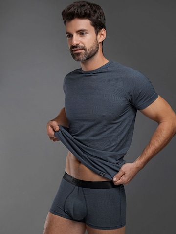 zd ZERO DEFECTS Boxer shorts 'Akiles Soya Trunk' in Blue