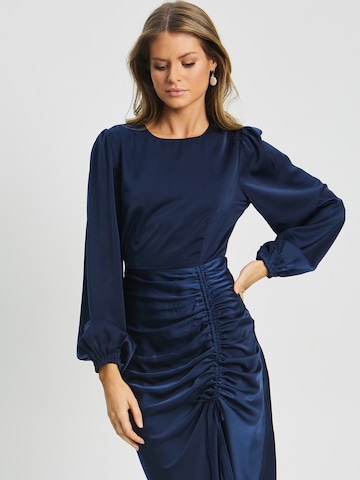Robe 'Aura' BWLDR en bleu : derrière