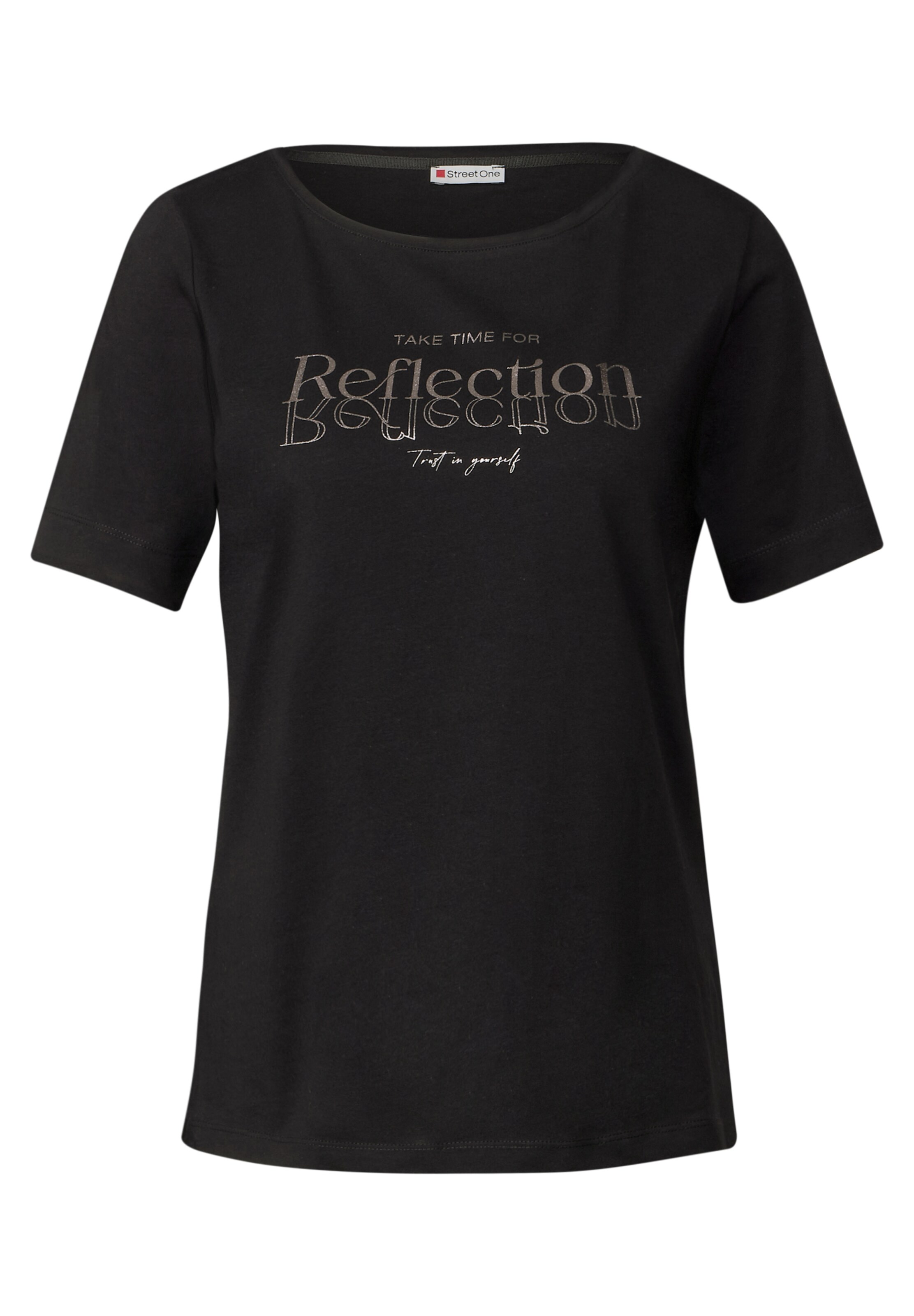 STREET ONE Shirt in Black: front