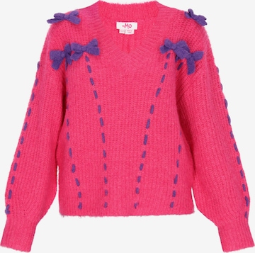 rožinė MYMO Laisvas megztinis: priekis