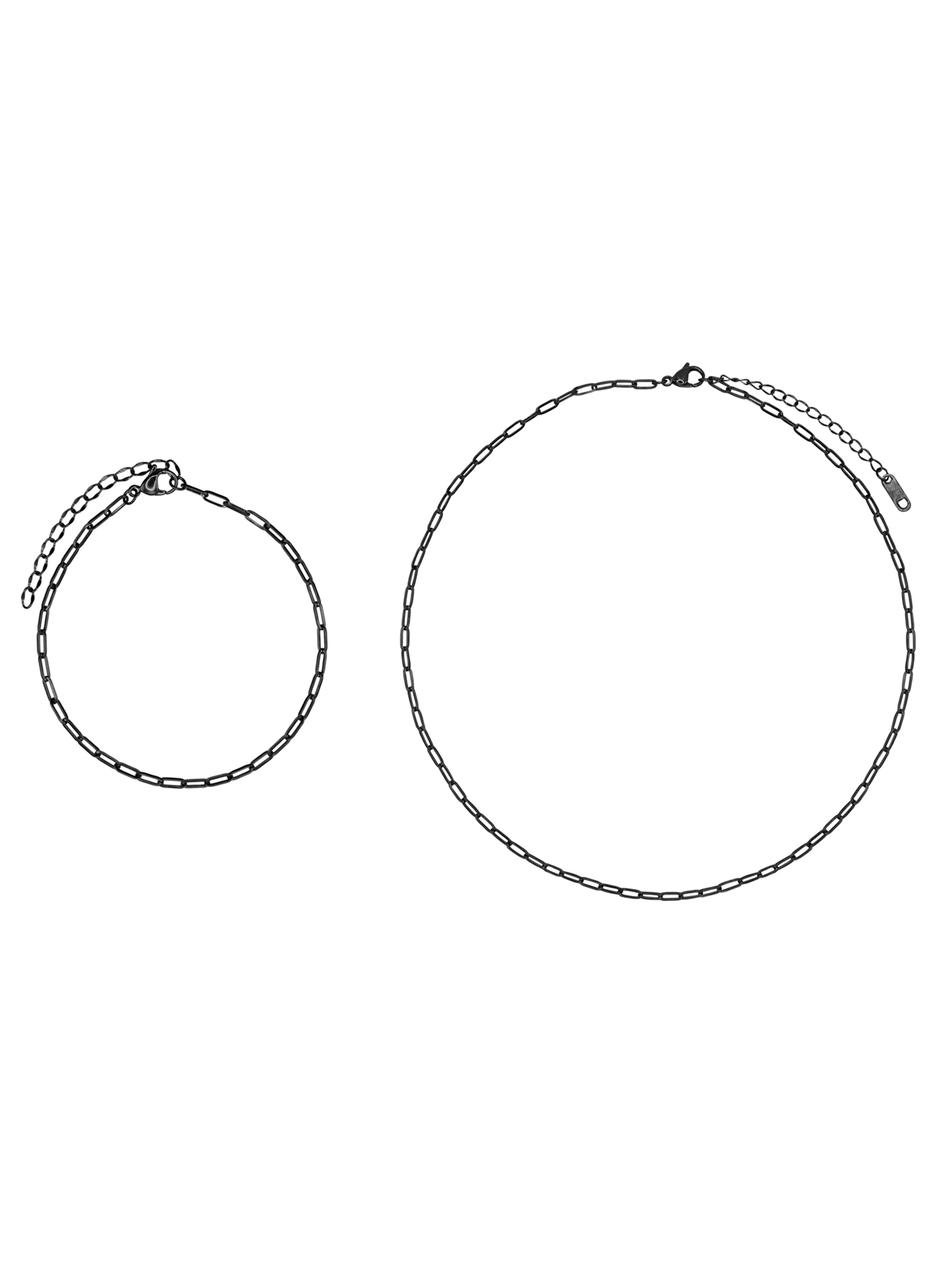 Parure de bijoux 'Lana' Heideman en noir : devant