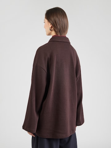 OH APRIL Bluza 'Fleur' | rjava barva