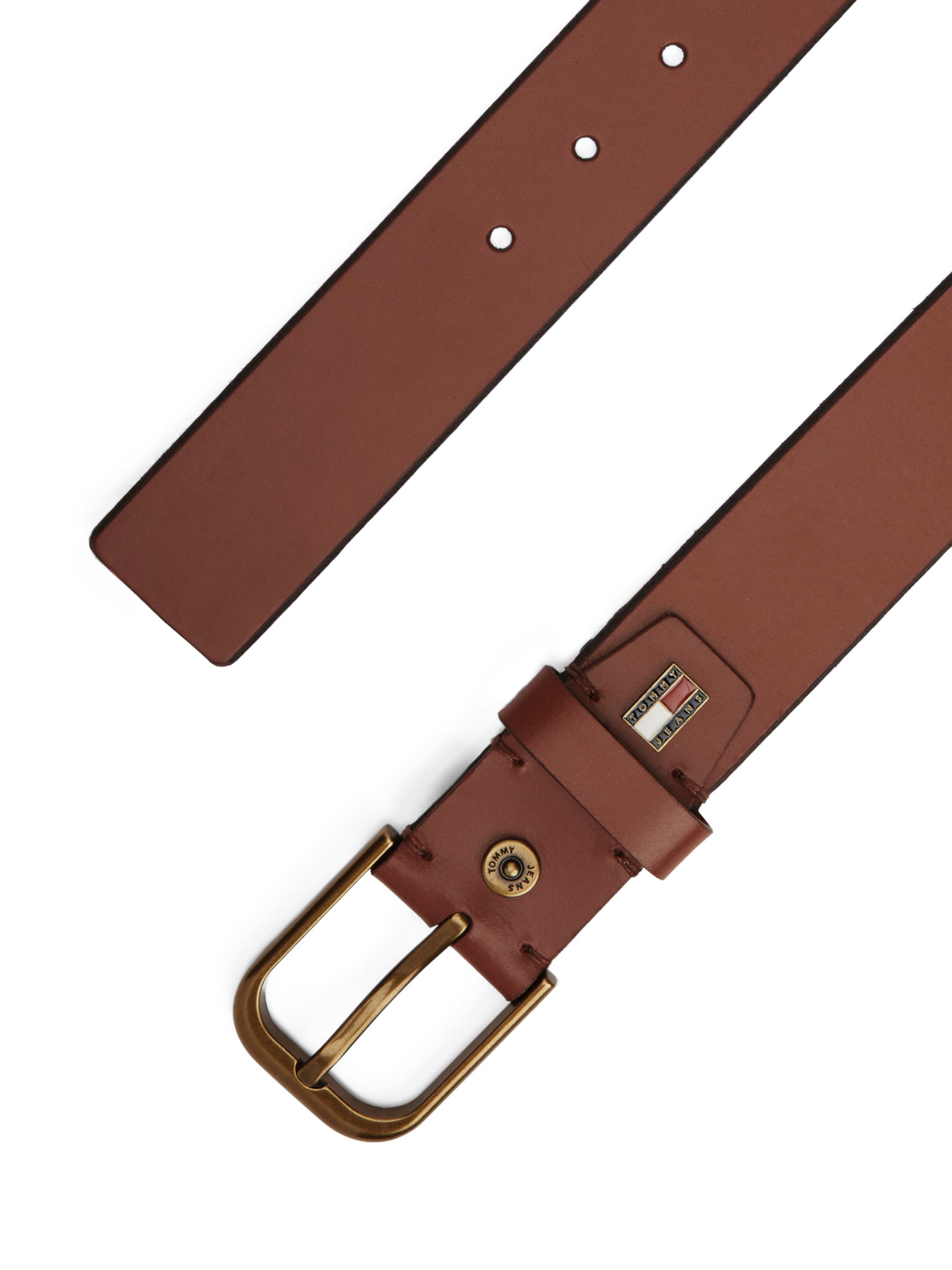 Tommy Jeans Ремень 'HERITAGE' в Коричневый