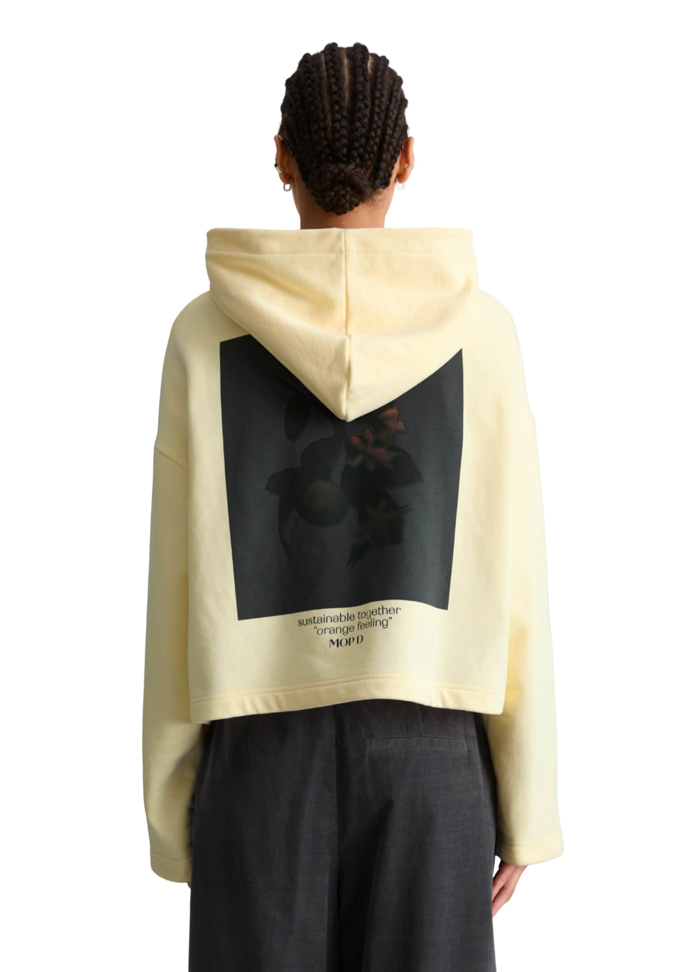 Marc O'Polo DENIM Sweatshirt in Yellow: front