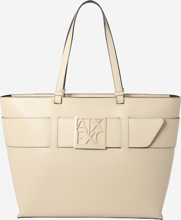 ARMANI EXCHANGE Ostoskassi värissä beige: edessä