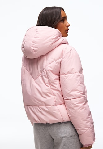 Bershka Zimní bunda – pink