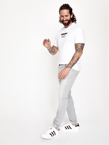 Five Fellas Slimfit Jeans 'Danny-Z' in Grau