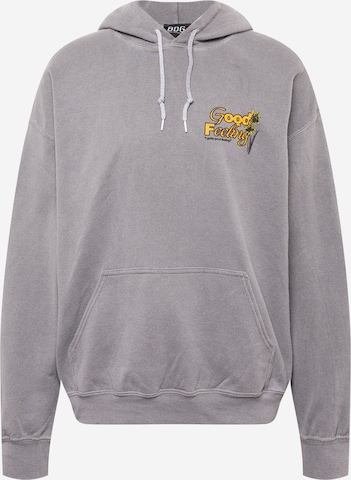 BDG Urban Outfitters Sweatshirt 'GOOD FEELING' in Grey: front