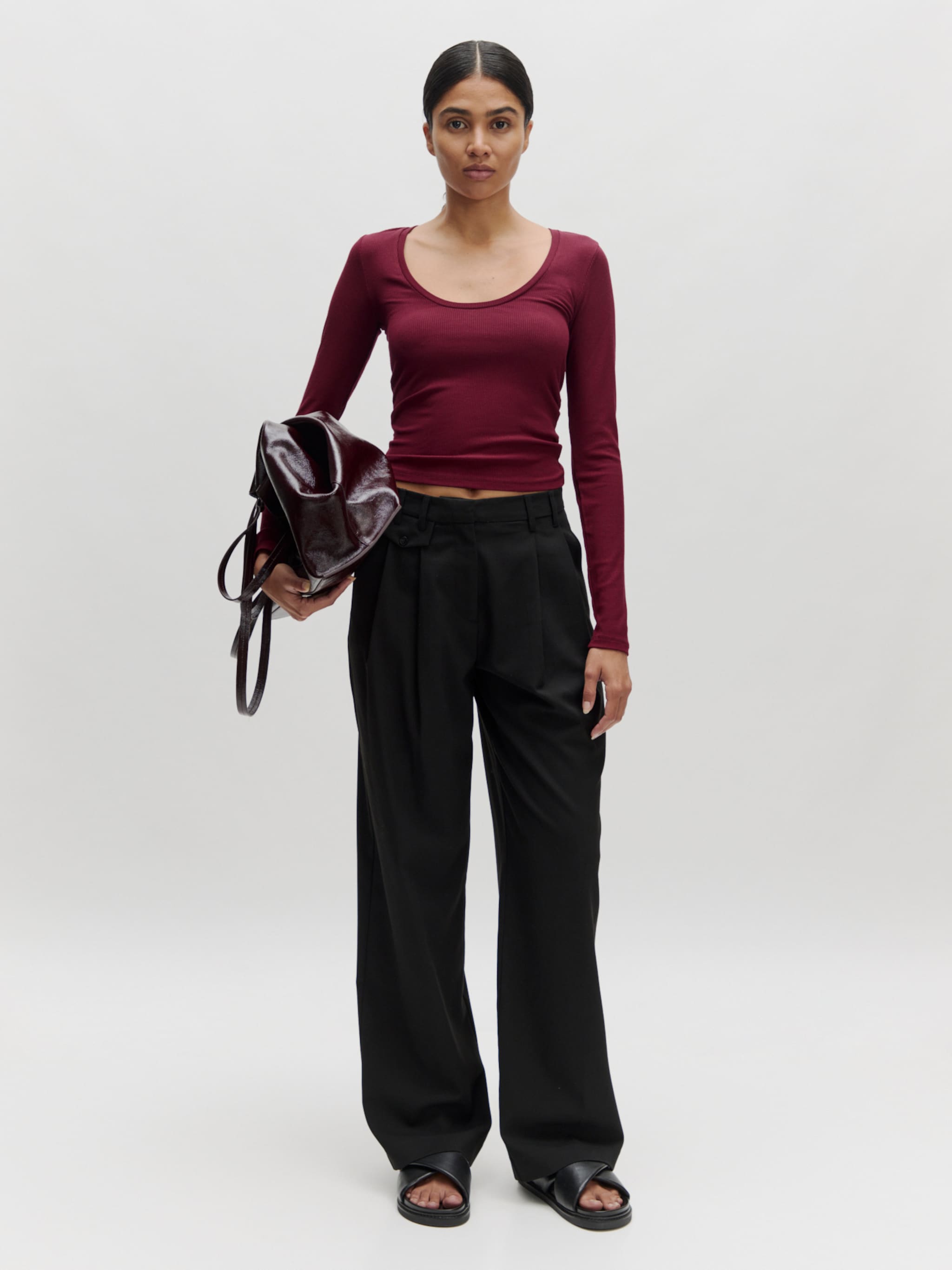 EDITED Producten Shirt 'Tamilla' Rood