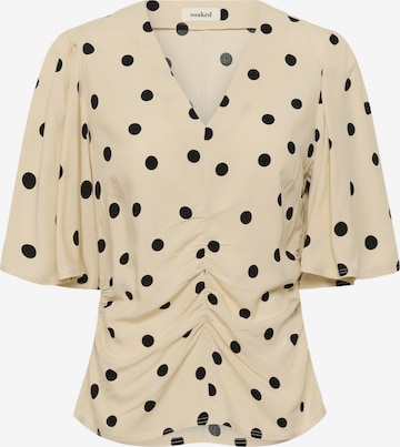 SOAKED IN LUXURY Bluse 'SLArjana' in Beige: Vorderseite