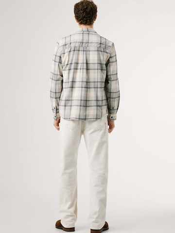 Pepe Jeans Regular fit Button Up Shirt 'Clue' in Grey