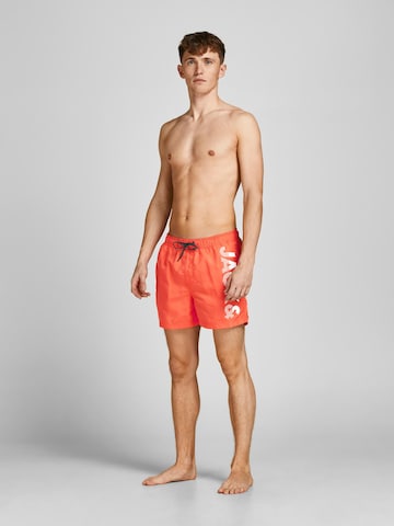 oranžs JACK & JONES Peldšorti 'Crete'