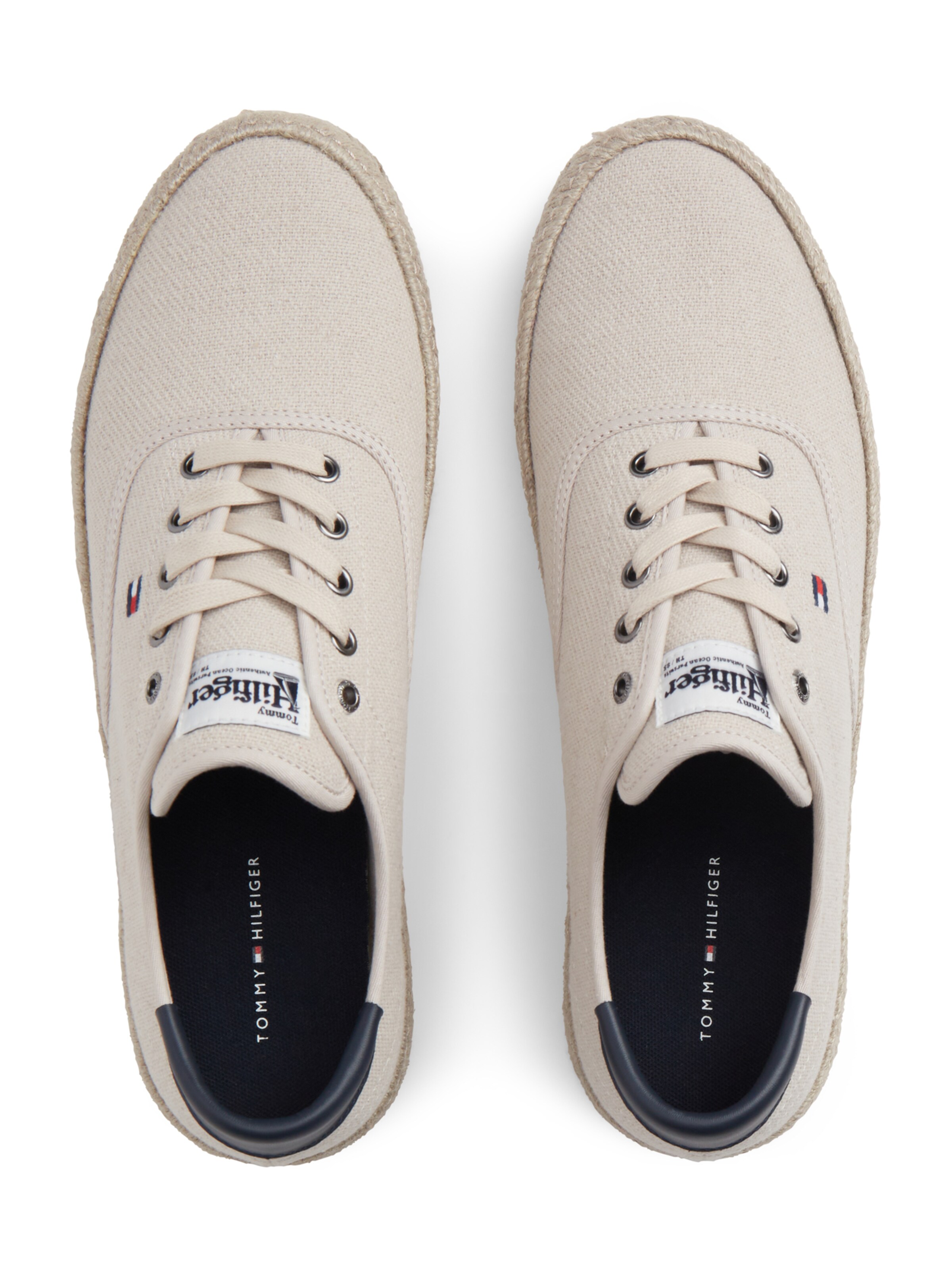 TOMMY HILFIGER Низкие кроссовки в Бежевый