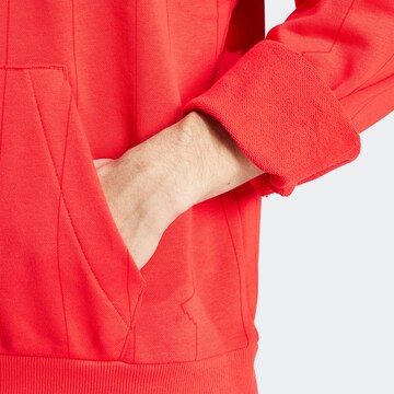 ADIDAS SPORTSWEAR Sportovní mikina 'Essentials' – červená