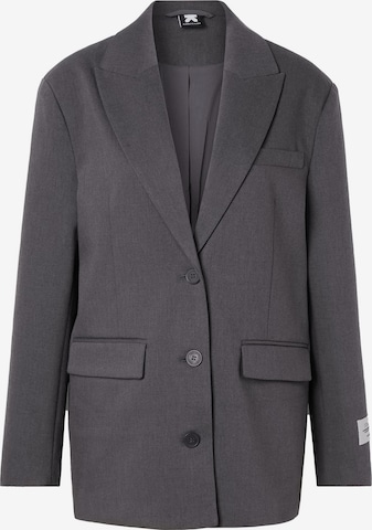 Karo Kauer Blazer in Grau: Vorderseite