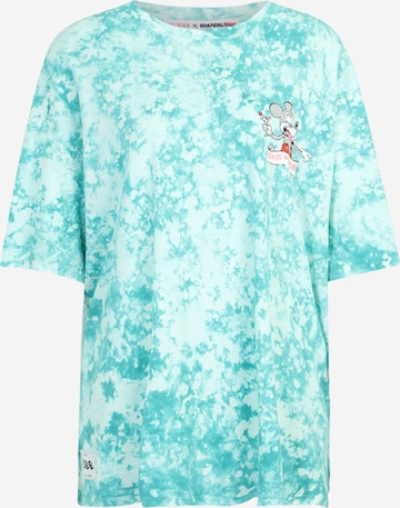 GUESS Oversized shirt in Blue: front