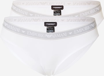 Slip di Emporio Armani in bianco: frontale