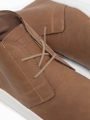 Ombre Sneakers hoog in Bruin