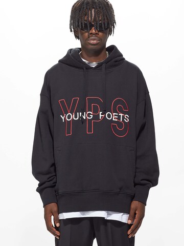 Young Poets Sweatshirt 'Keno' in Black: front