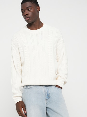 HOLLISTER Pulóver - fehér