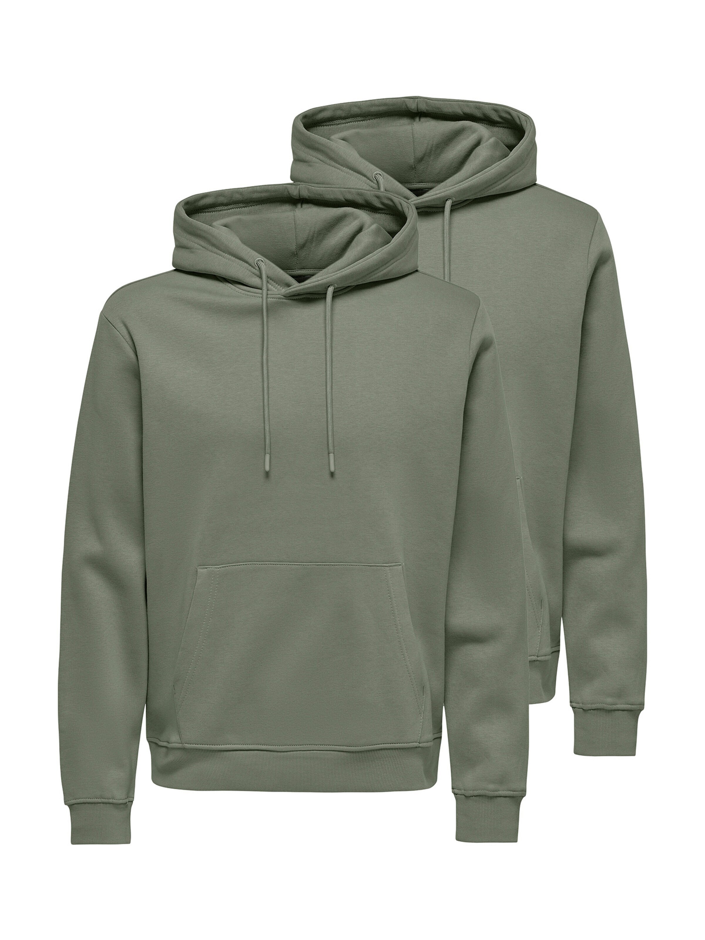Only & Sons Sweatshirt 'Connor' in S in Green, Item view