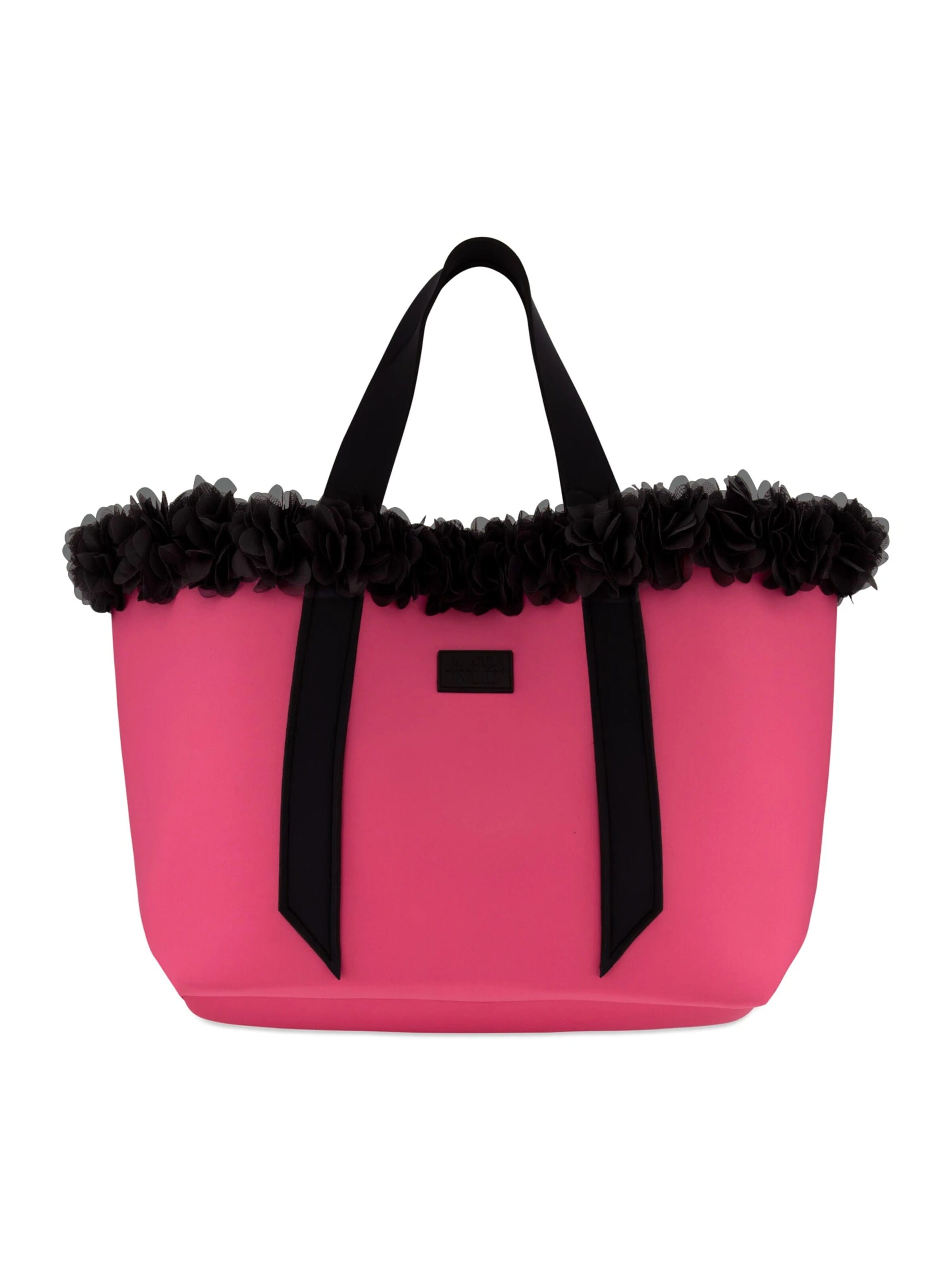 Miami Bag - Bolsa de playa en rosa: frente