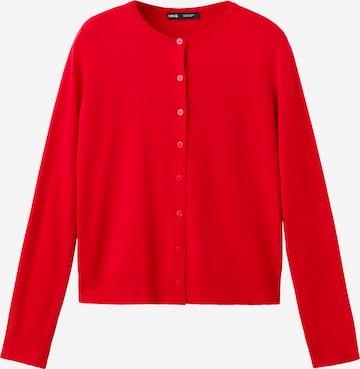 MANGO Strickjacke 'LUCCA' in Rot: Vorderseite