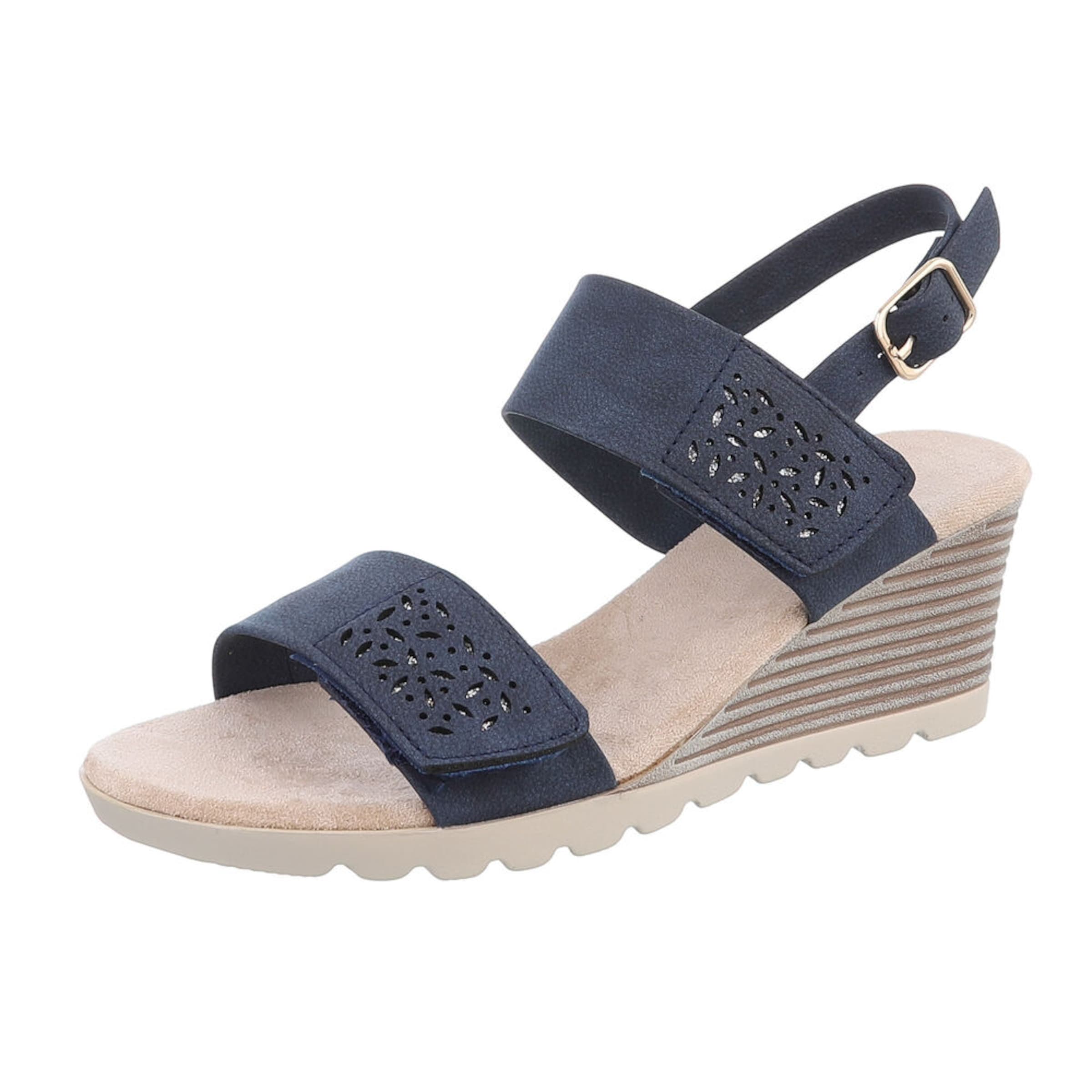 Ital-Design Sandals in Blue: front