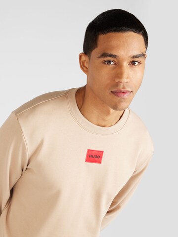 HUGO Sweatshirt 'Diragol212' in Beige