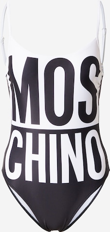 Moschino Underwear Badeanzug in Weiß: predná strana