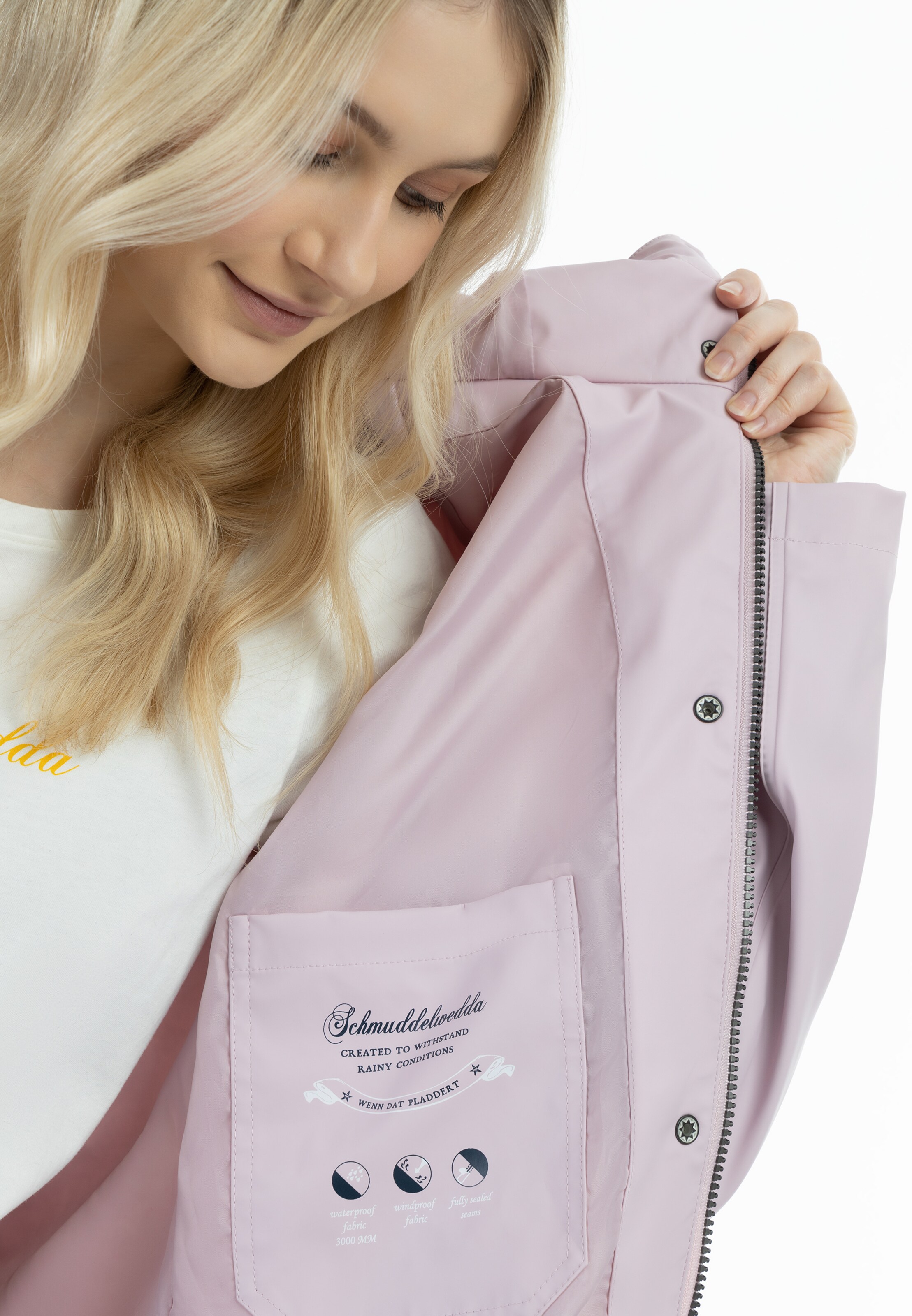 Veste fonctionnelle Schmuddelwedda en rose