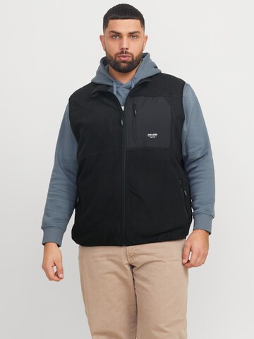 Jack & Jones Plus Vest 'JJTHEO' i sort: forside