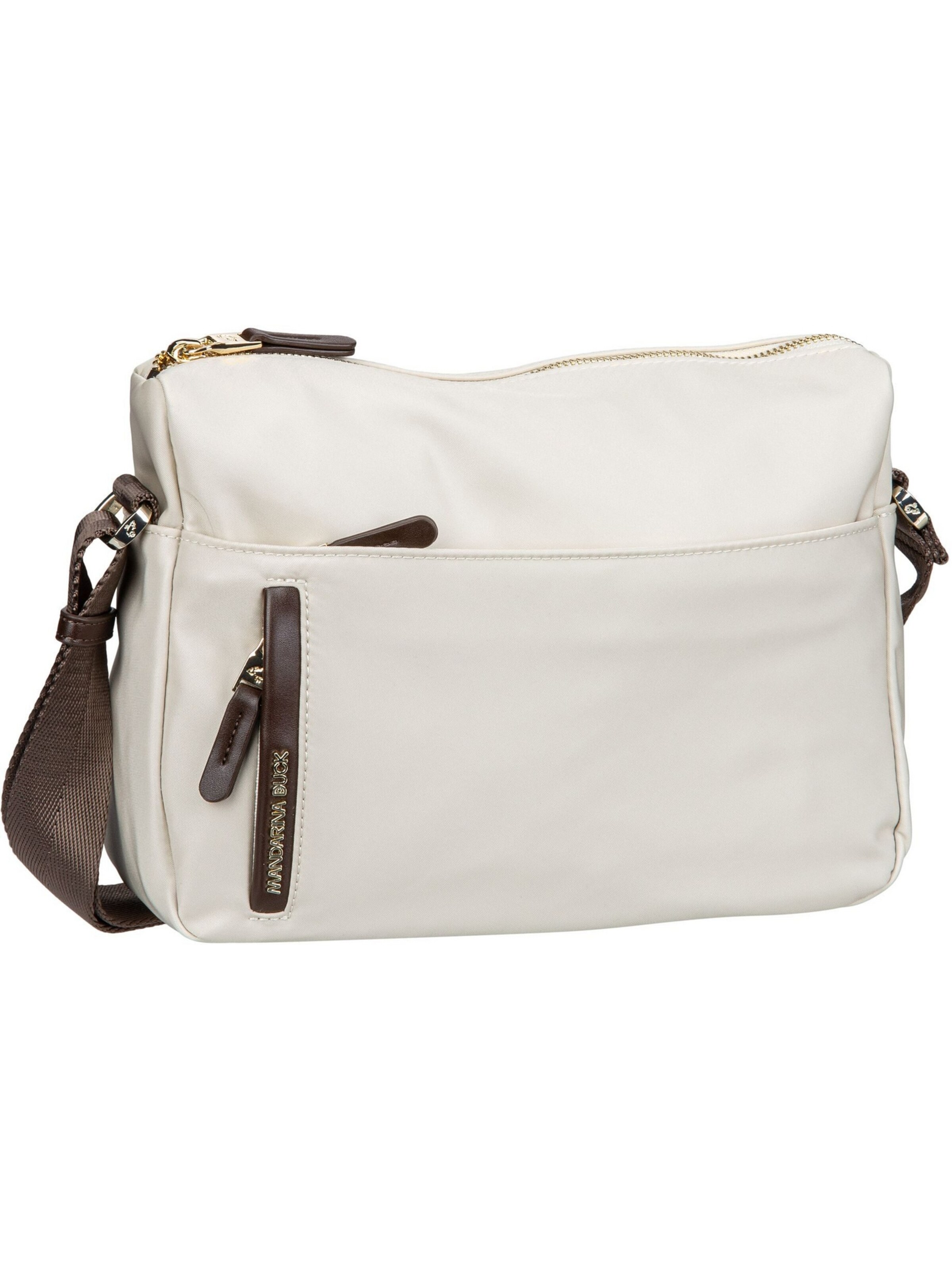 MANDARINA DUCK Crossbody Bag 'Hunter' in Beige: front