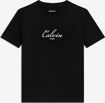 Calvin Klein Jeans Shirt in Zwart: voorkant