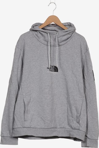 THE NORTH FACE Sweatshirt & Zip-Up Hoodie in XXL in Grey: front