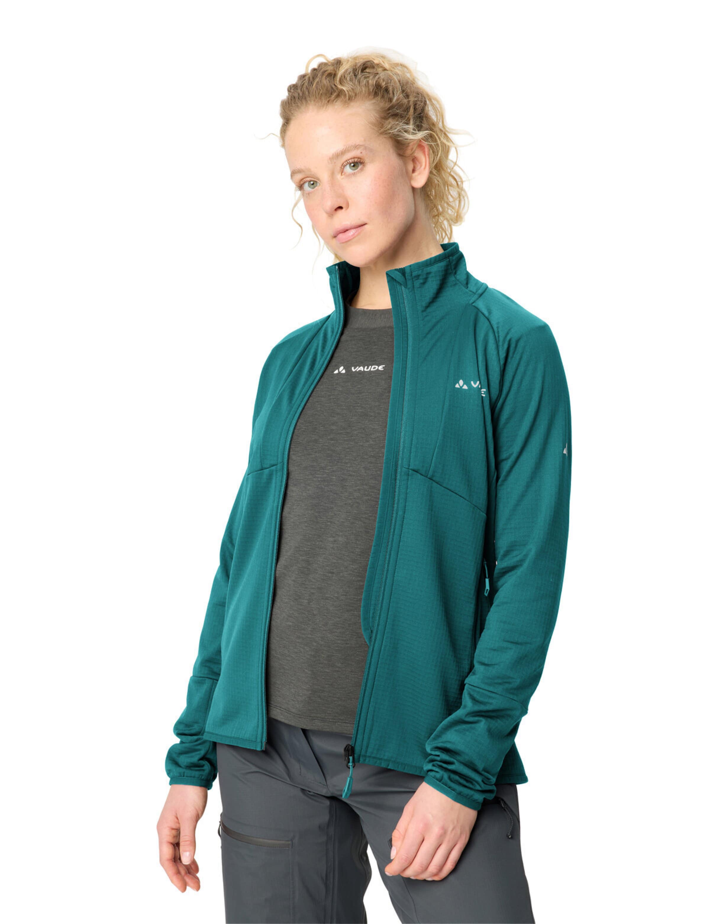 VAUDE Funktionsfleecejacke 'Monviso' in Grün