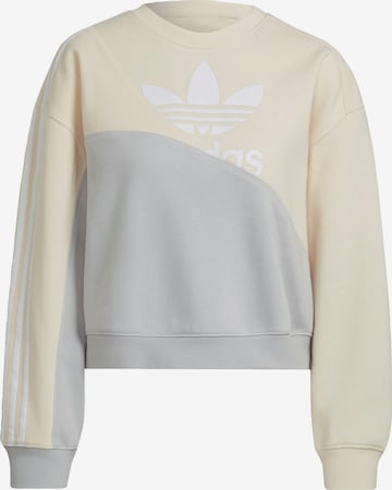 ADIDAS ORIGINALS - Sudadera en beige: frente