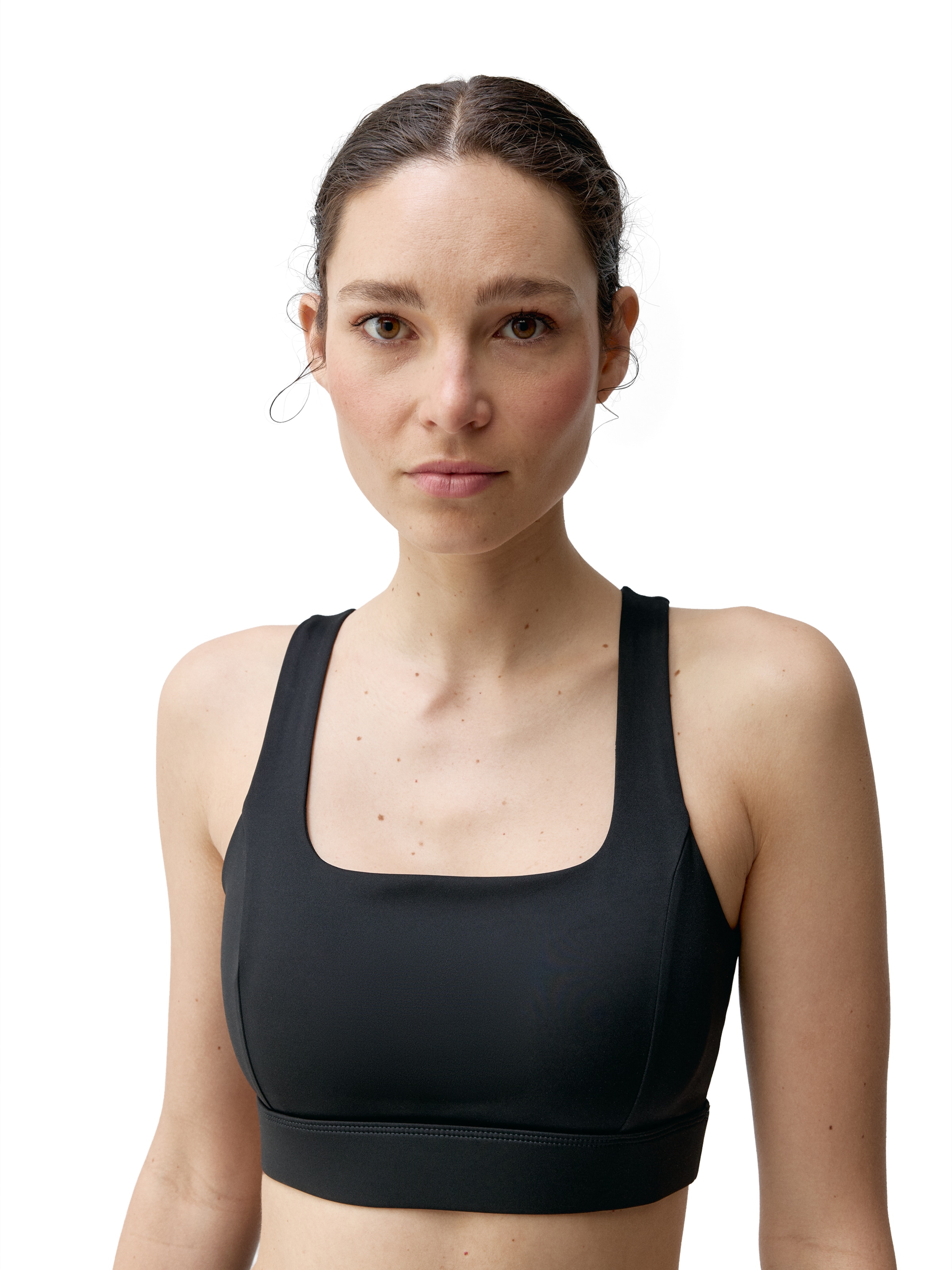 Haut de sport 'Padma 2.0' Born Living Yoga en noir : devant