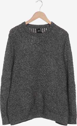 Brice Sweater & Cardigan in XL in Grey: front